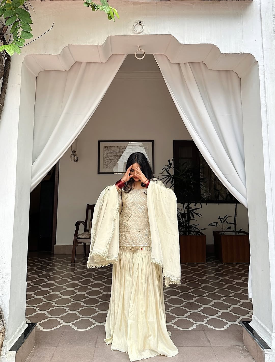 Velvet Vaani Sharara Suit Set