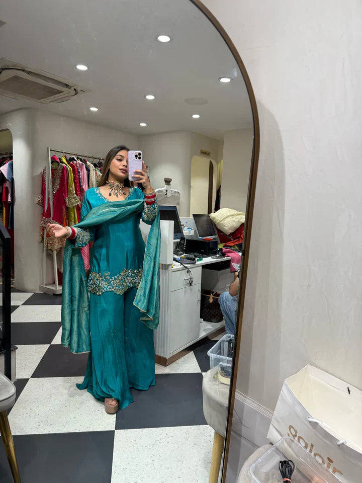 Chahat Three Piece set