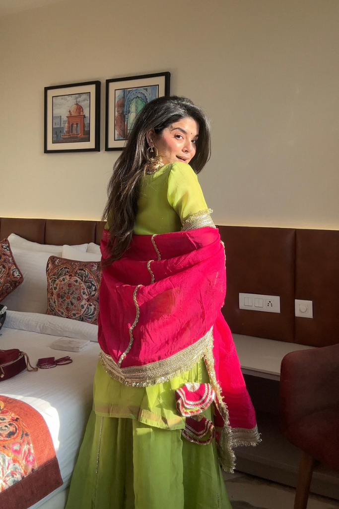 Khwahish Neon Sharara Suit Set