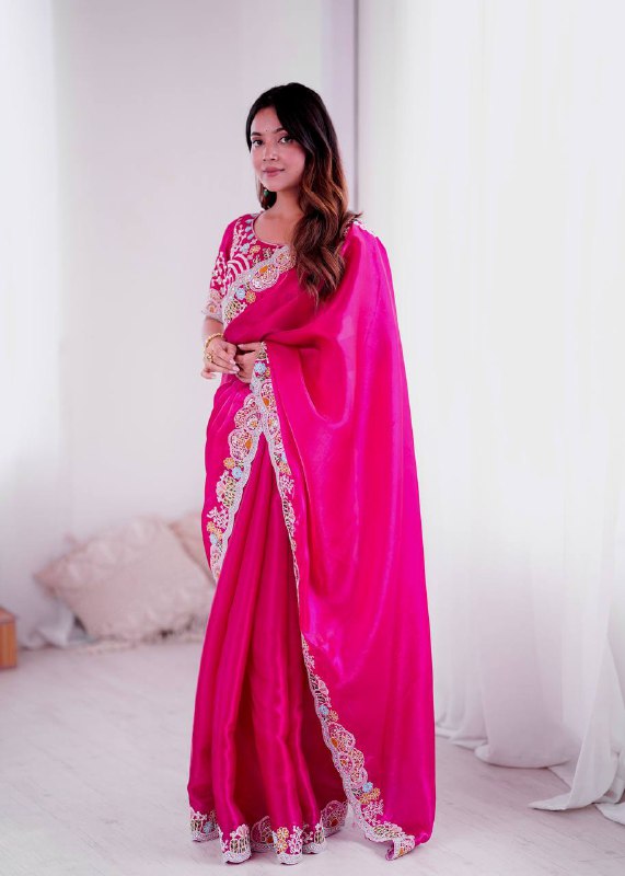 Rang E Gulabi Radiant Pink Saree