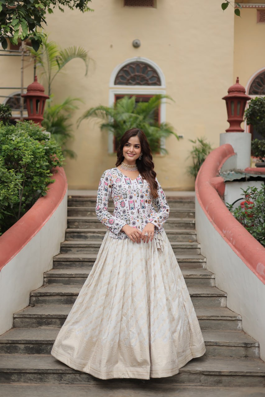 Preksha Designer Sequins Embroiderd Readymade Co-ord Set