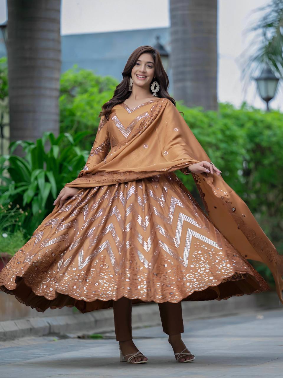 Mahi Luxurious Designer Readymade Alia Cut Anarkali Suit