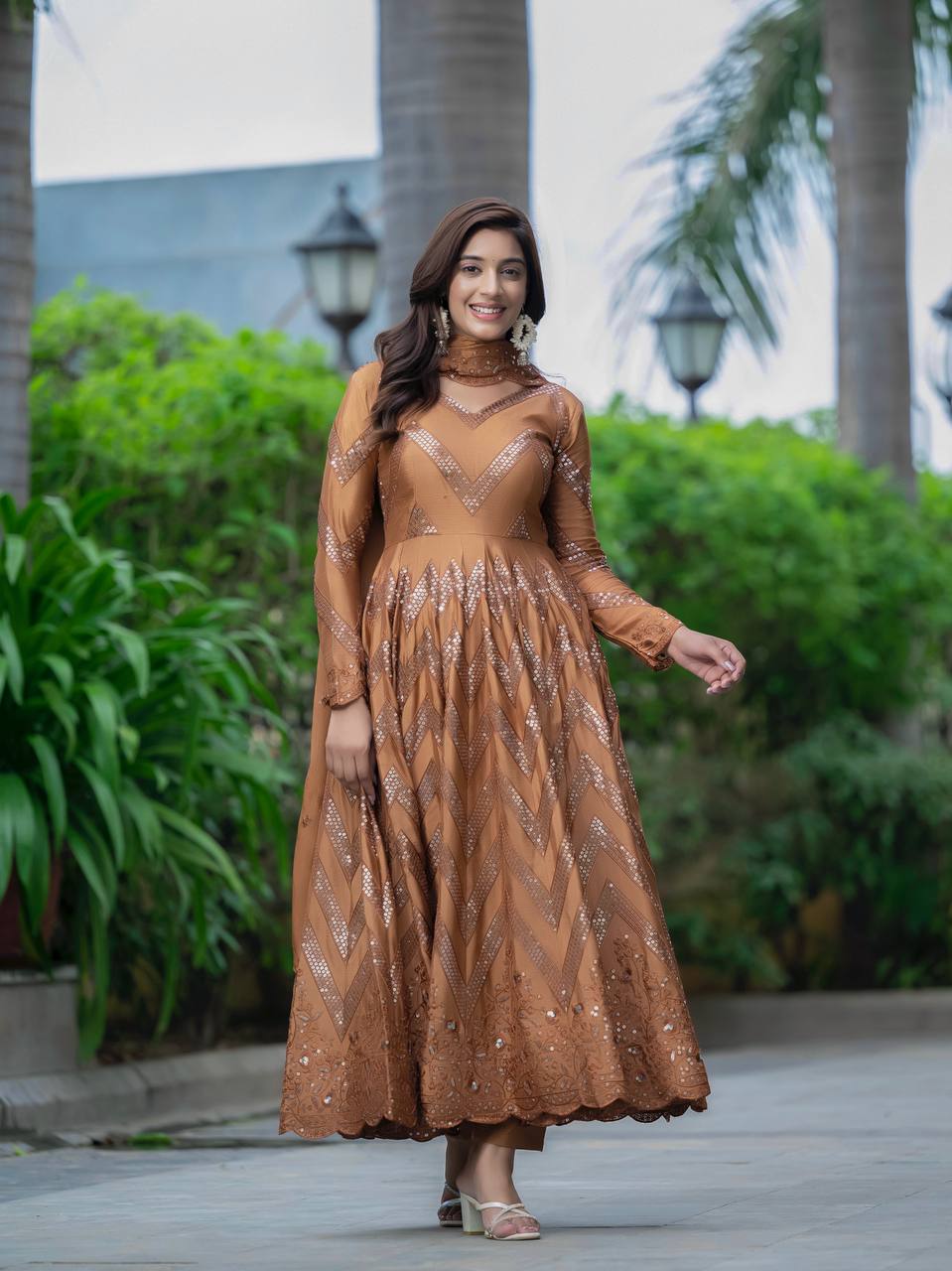 Mahi Luxurious Designer Readymade Alia Cut Anarkali Suit