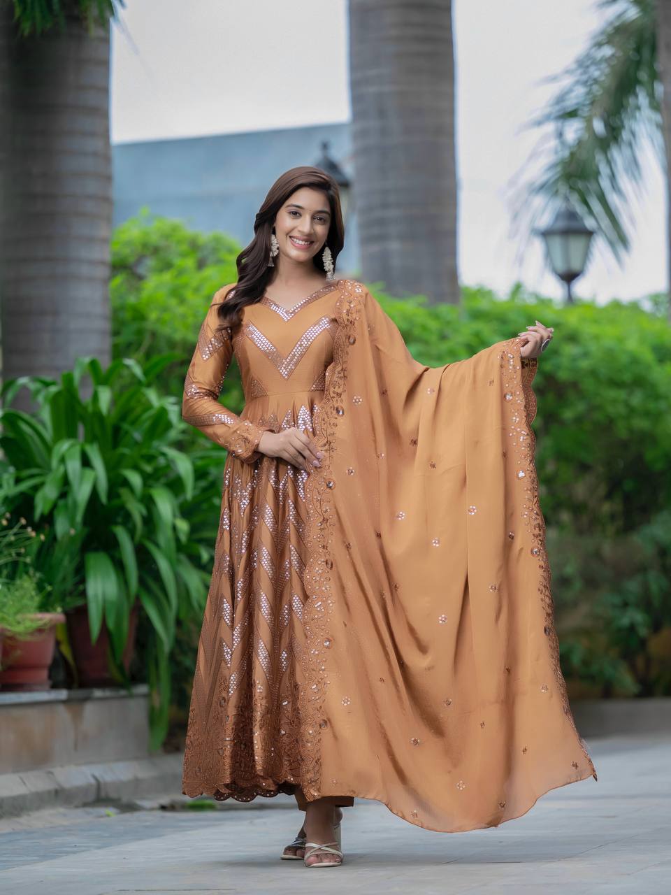 Mahi Luxurious Designer Readymade Alia Cut Anarkali Suit