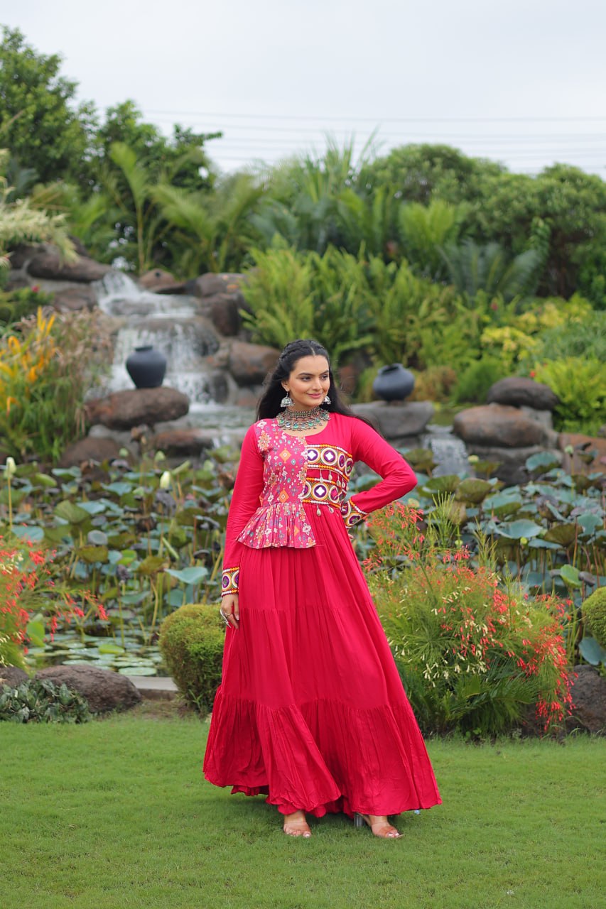Anaya Royal Mirror Charm Anarkali Set