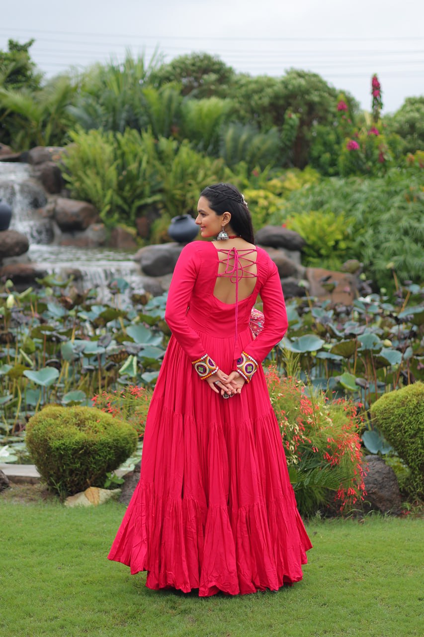 Anaya Royal Mirror Charm Anarkali Set