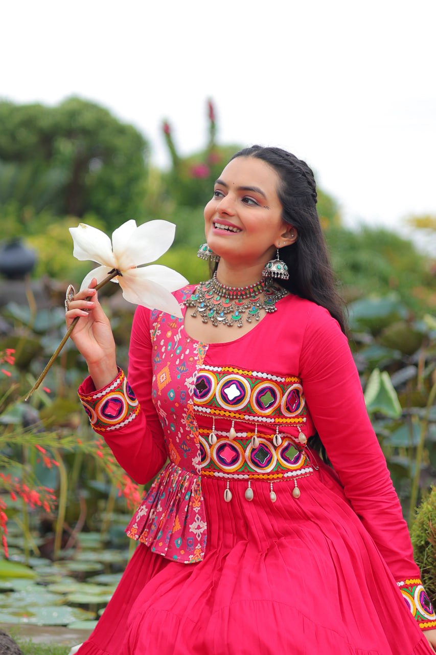 Anaya Royal Mirror Charm Anarkali Set