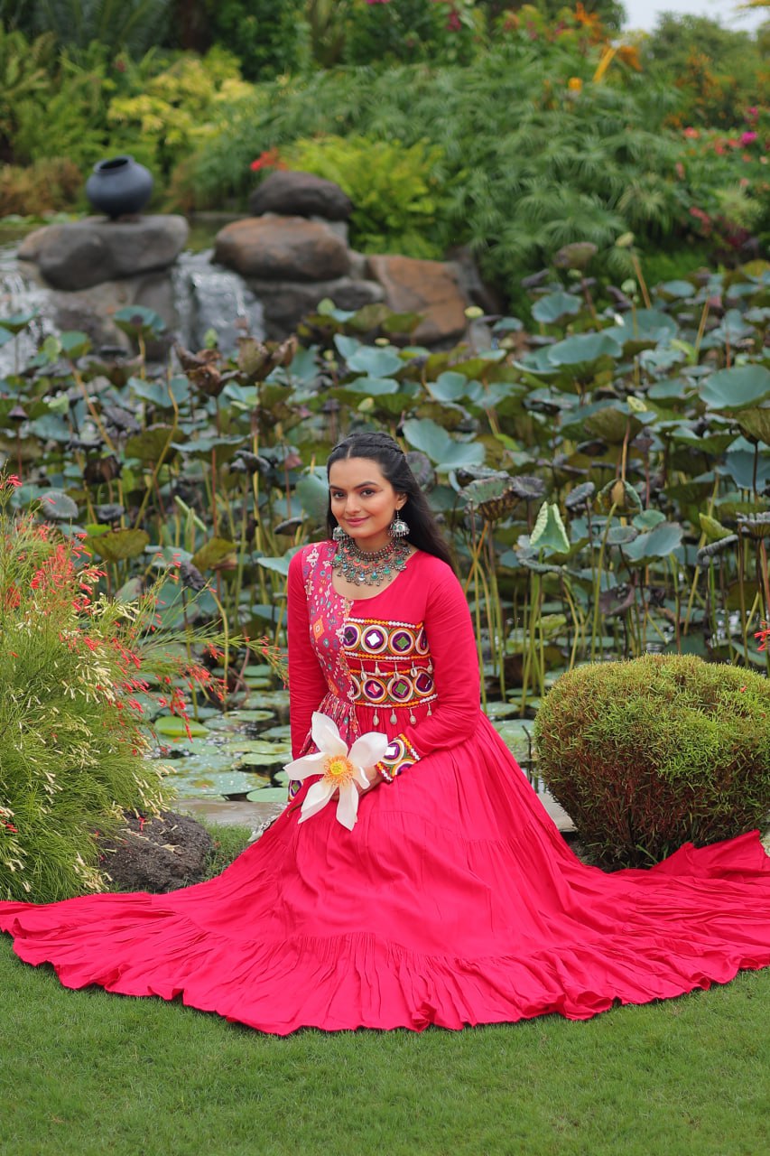 Anaya Royal Mirror Charm Anarkali Set