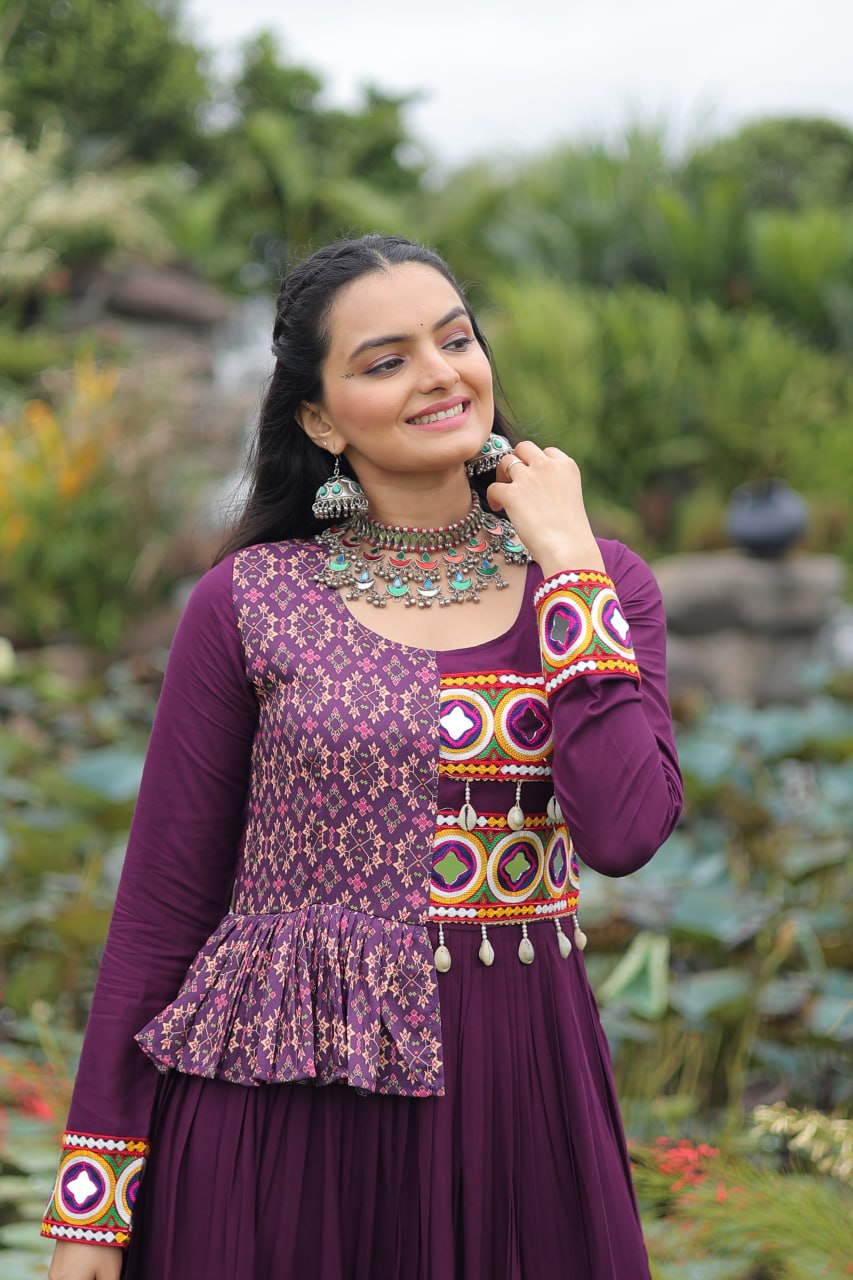 Anaya Royal Mirror Charm Anarkali Set