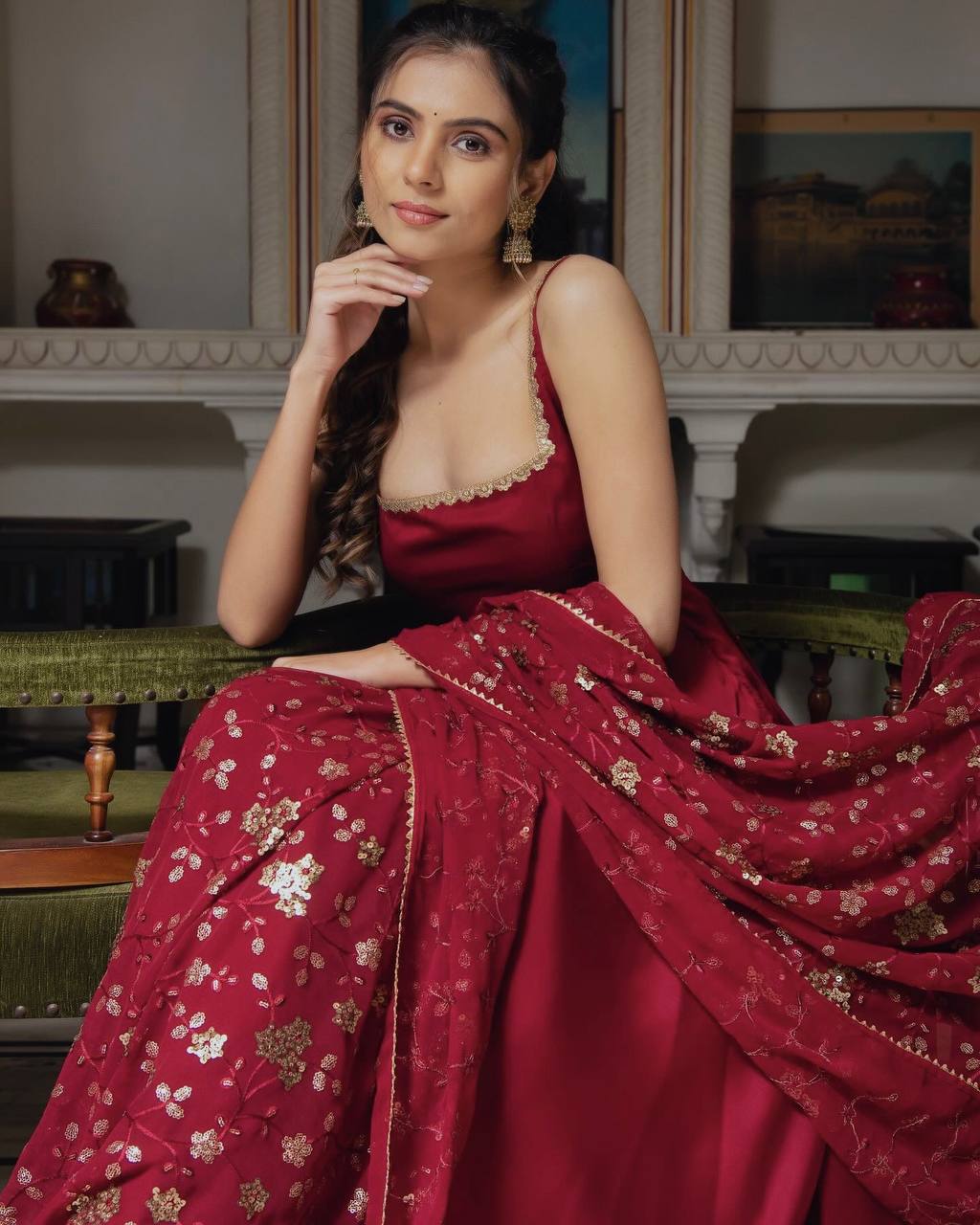 Kohinoor Charm Sleeveless Anarkali