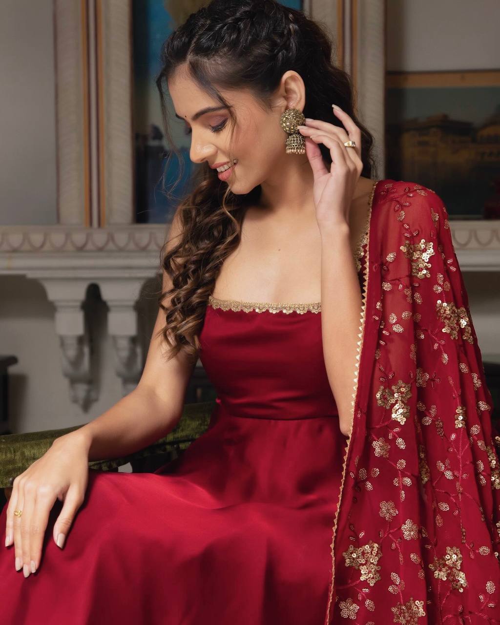 Kohinoor Charm Sleeveless Anarkali