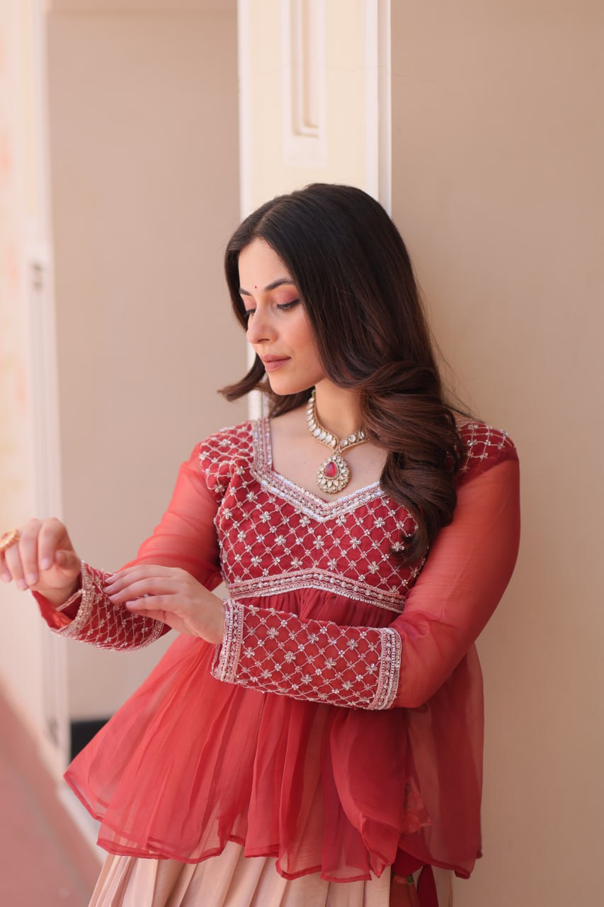 The Blooming Bond Coordinated Ombre Lehengas Set