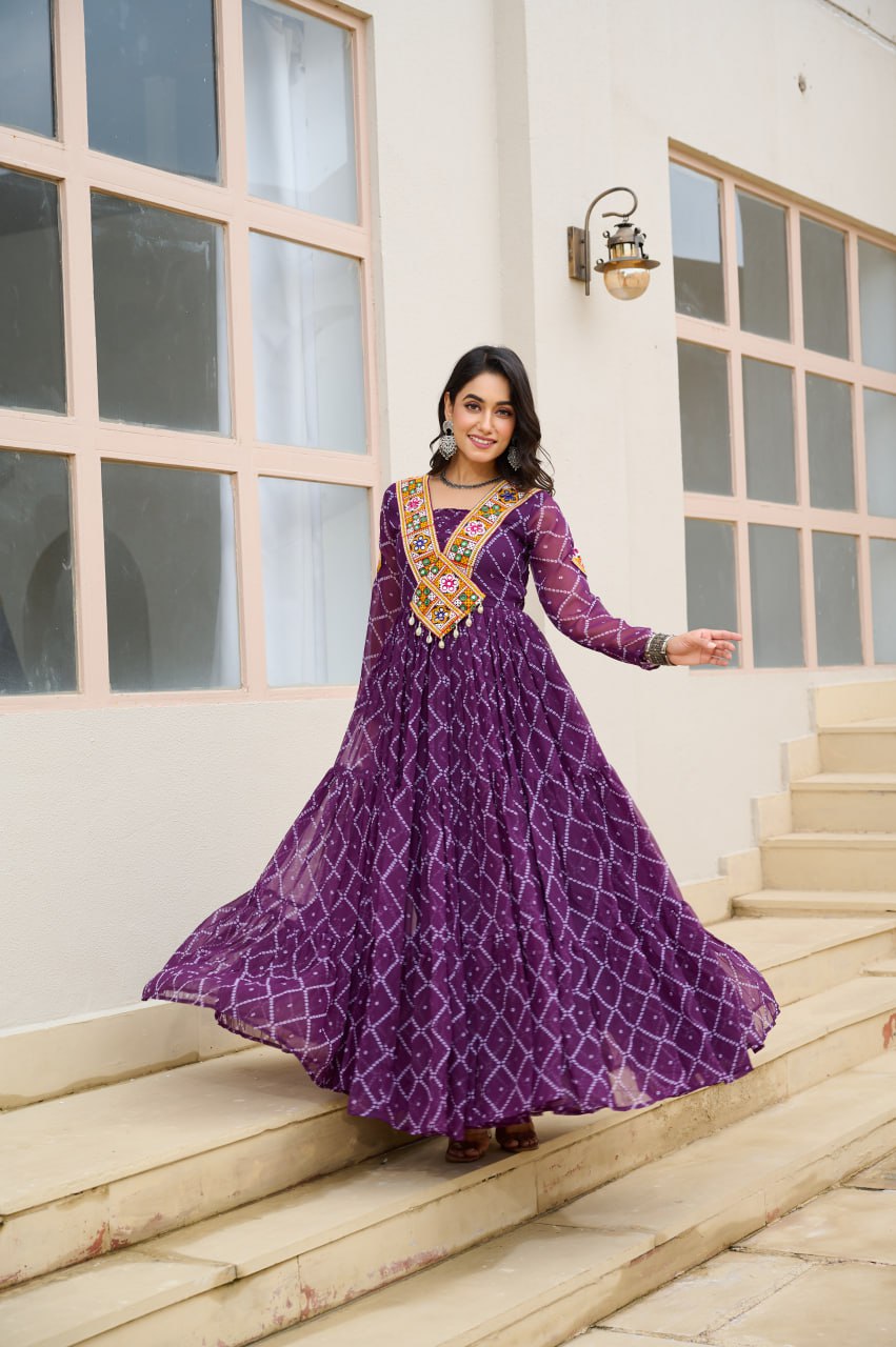 Karishma Flowy Festive Gown