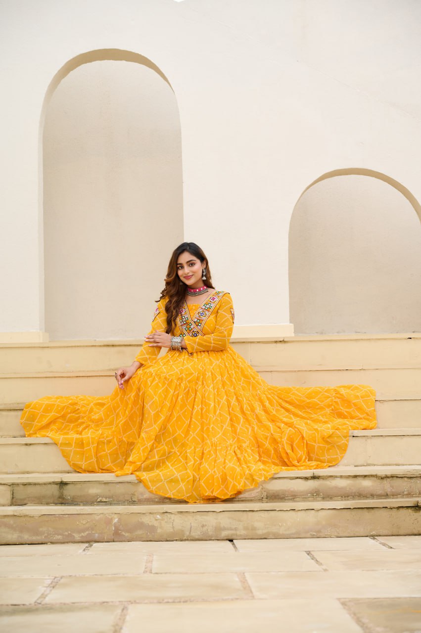 Karishma Flowy Festive Gown