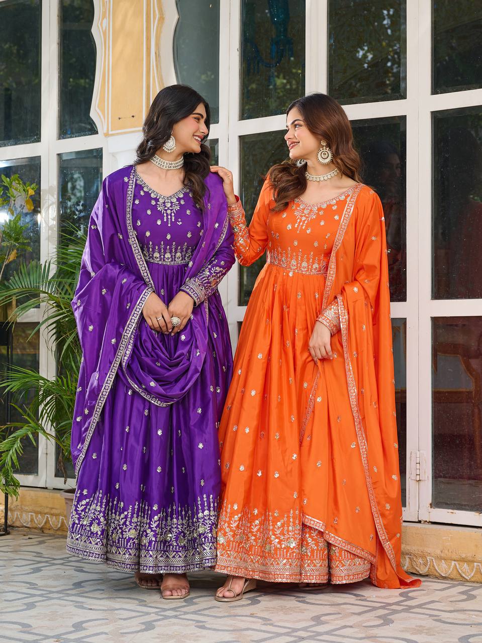 RangRaagini The Symphony of Shades American Silk Gown