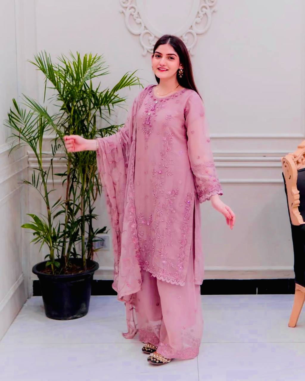 Liora Rose Dusk Beautiful Kurti Plazzo Set