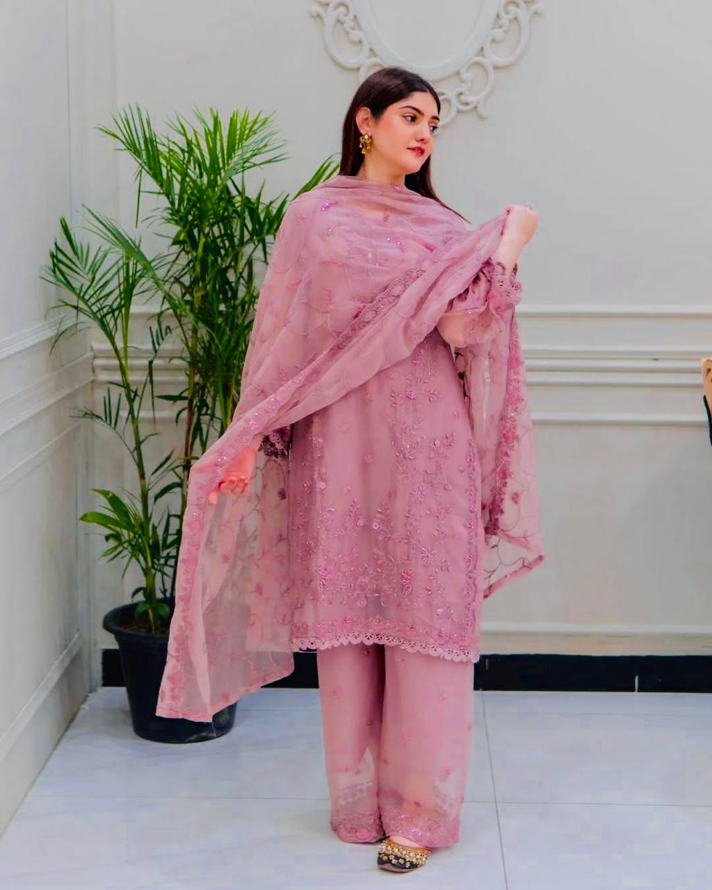Liora Rose Dusk Beautiful Kurti Plazzo Set