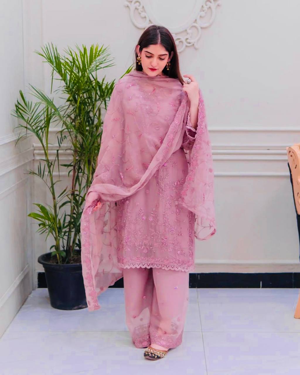 Liora Rose Dusk Beautiful Kurti Plazzo Set