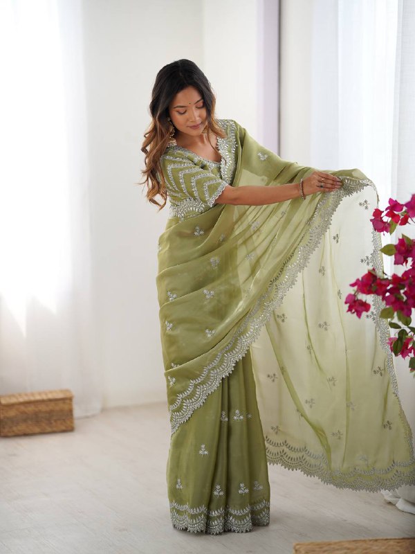 Timeless Tradition Jimmy Chu Saree