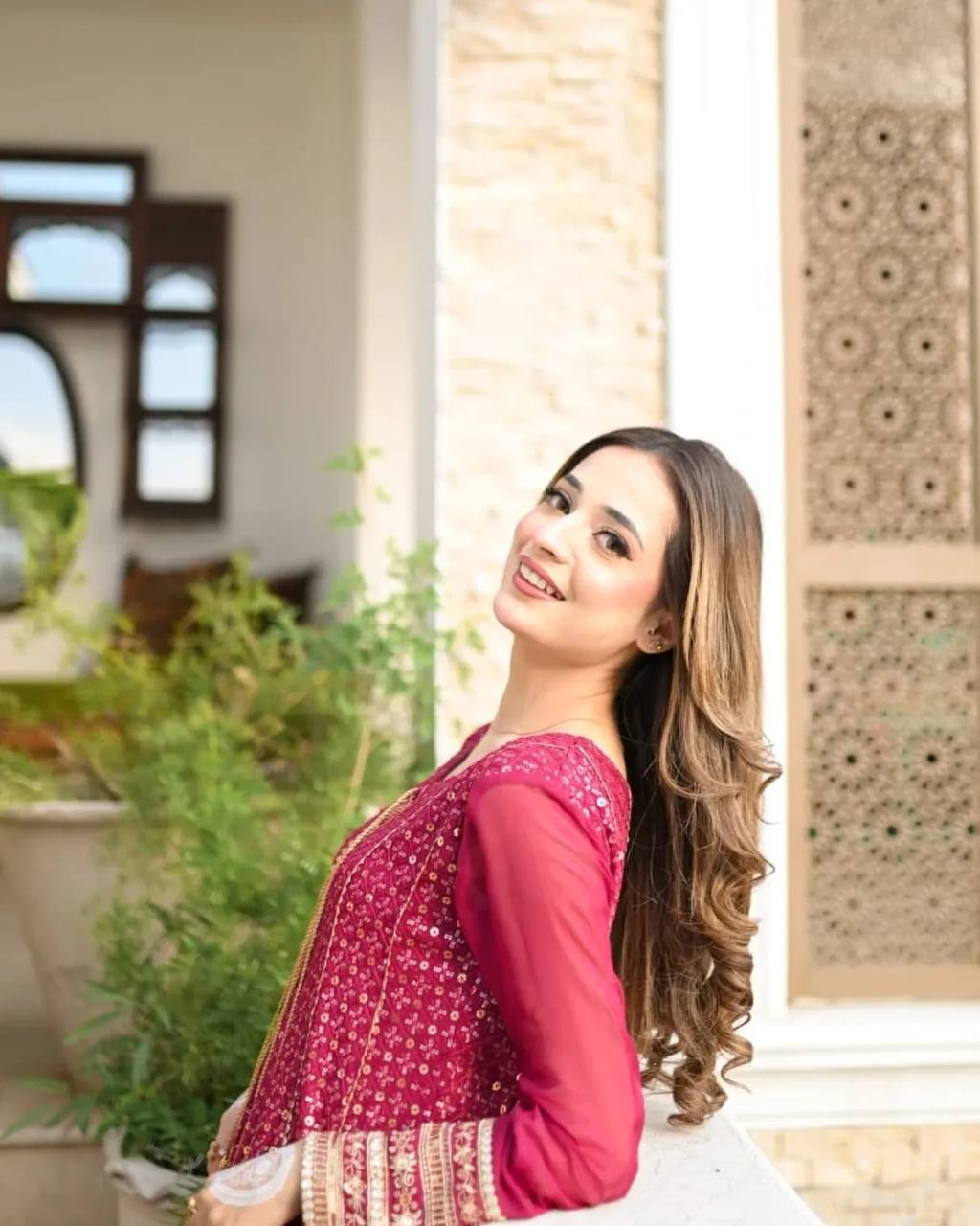 Gulrukh Rosette New Designer Anarkali Suit