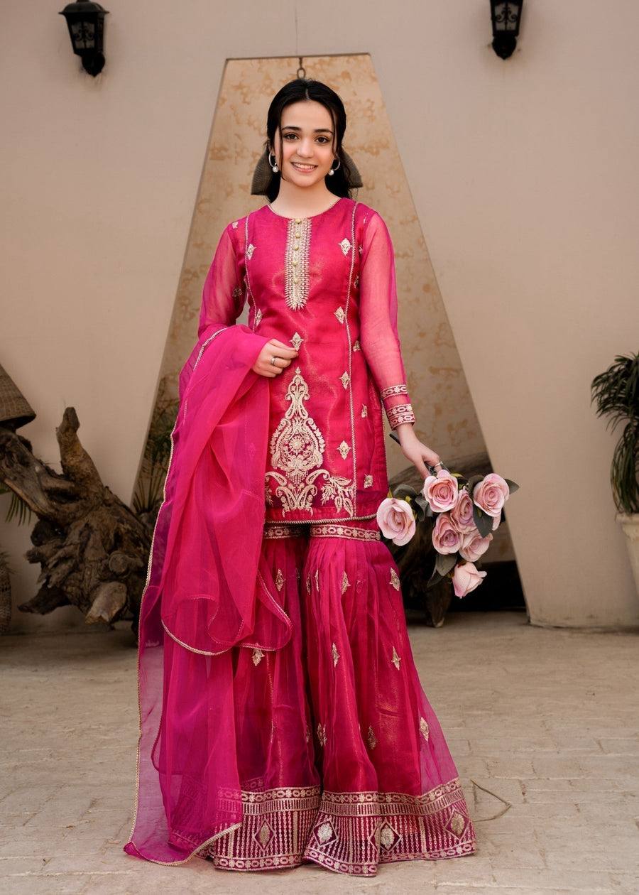 Gulnaar Royal New Designer Party Wear Sharara Set
