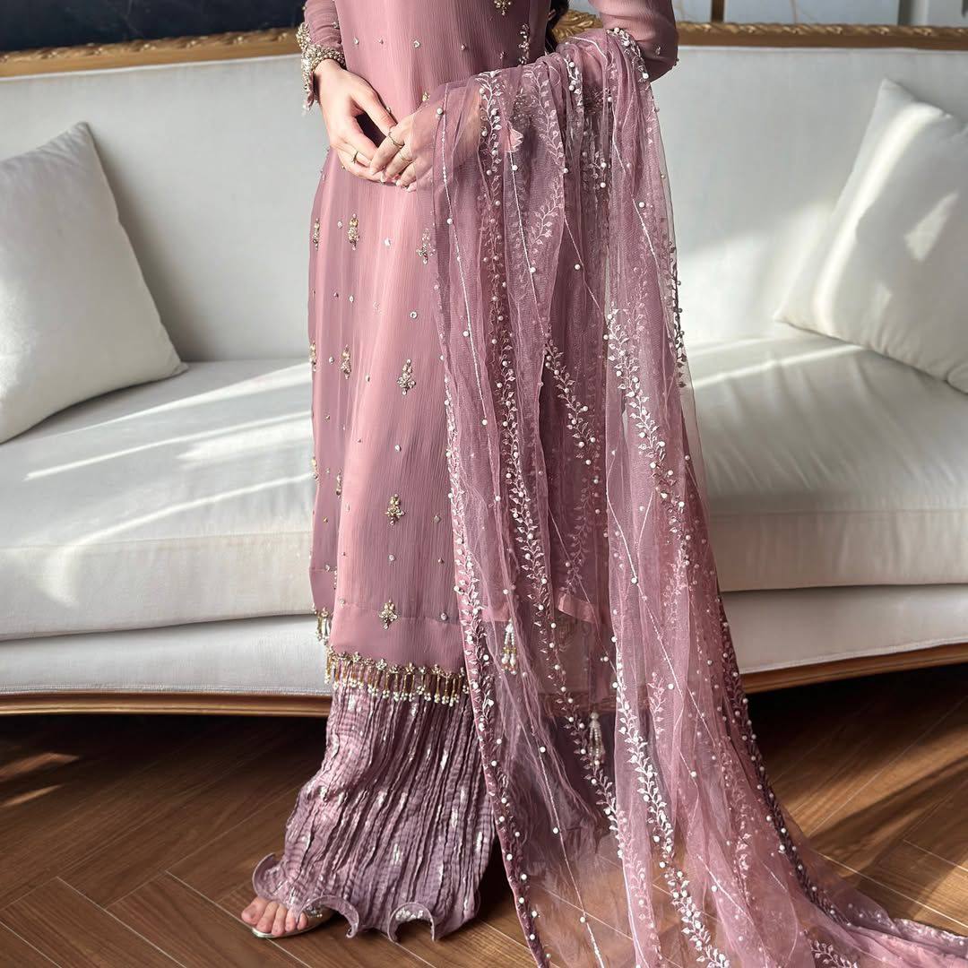 Eira Lavender Tradition Woven in Modern Grace Suit Set