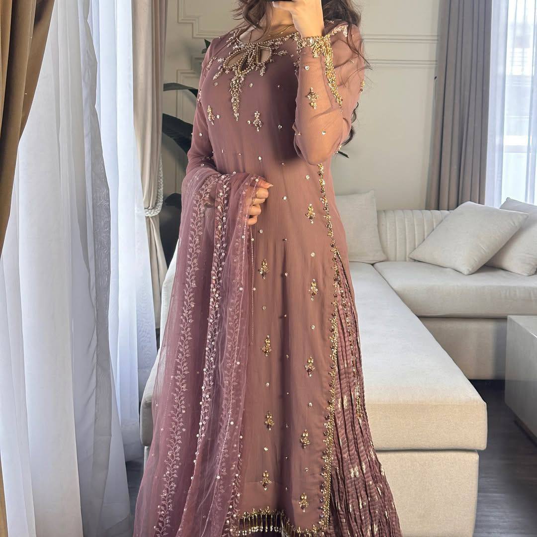Eira Lavender Tradition Woven in Modern Grace Suit Set