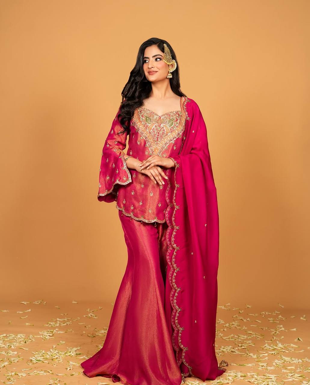 Royal Ethnic Set with Heavy Embroidery