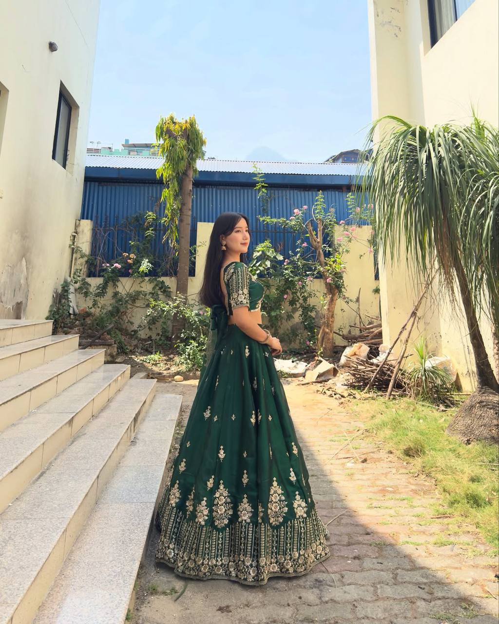 Queens Of Spring Graceful princess of flowers Lahenga