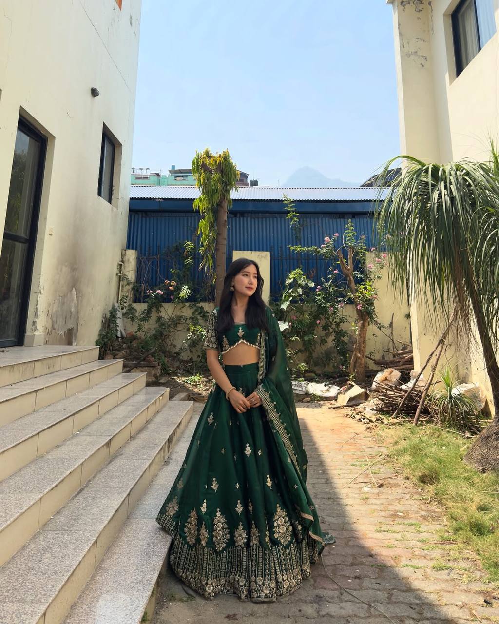 Queens Of Spring Graceful princess of flowers Lahenga