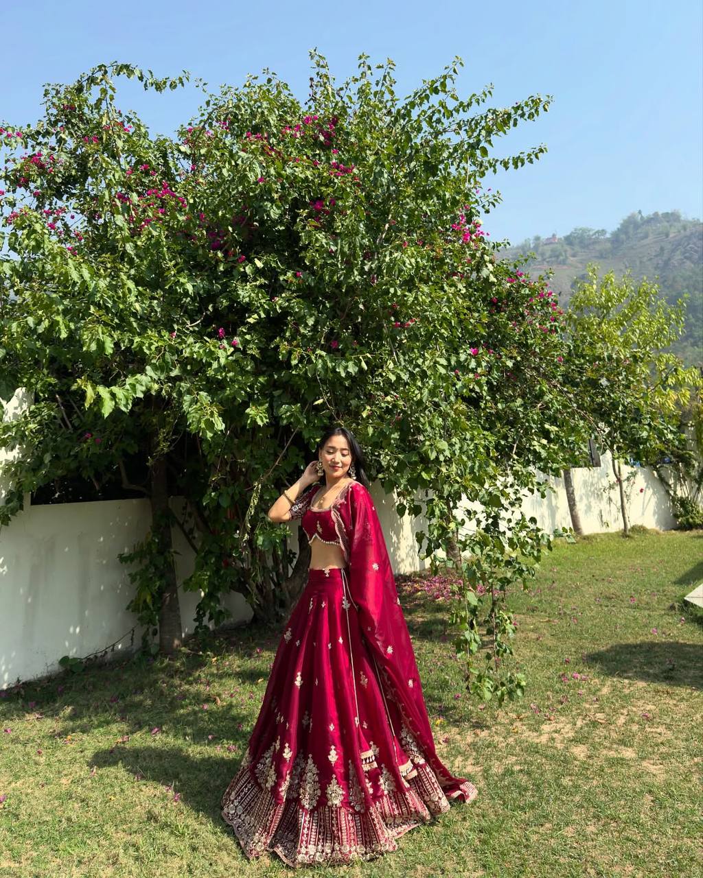 Queens Of Spring Graceful princess of flowers Lahenga