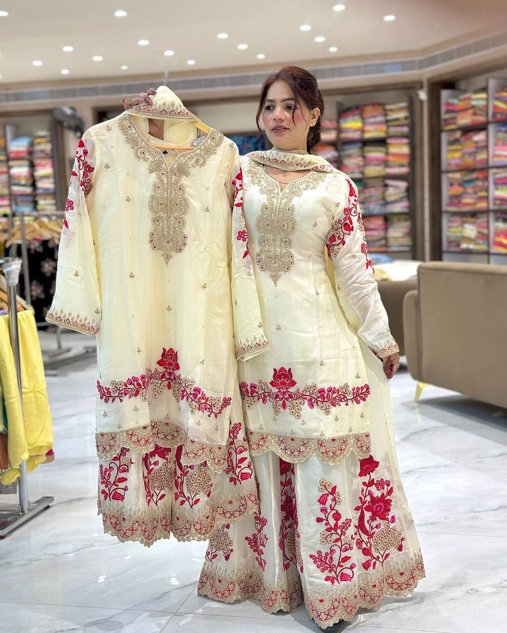 Traditional Ethnic Wear Festive Wear Salwar Kameez Set