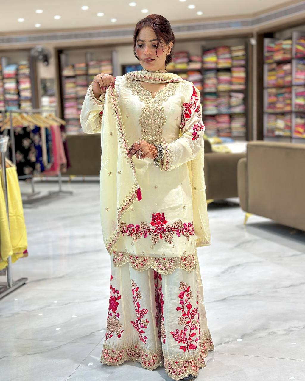 Traditional Ethnic Wear Festive Wear Salwar Kameez Set