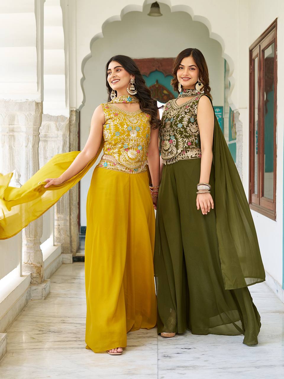 Mehfil Muse Festive Wear for Modern Divas Palazzo Suit