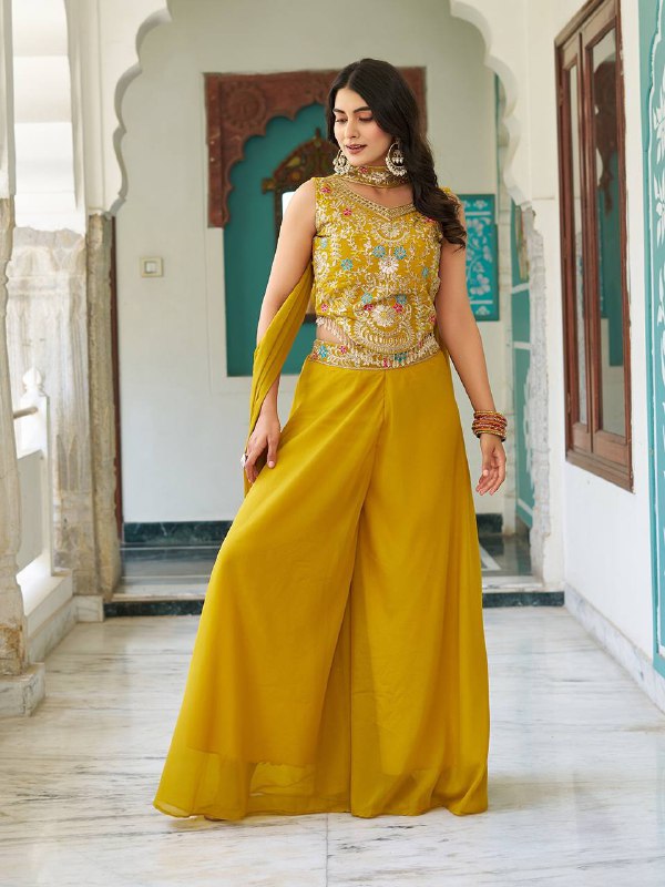 Mehfil Muse Festive Wear for Modern Divas Palazzo Suit