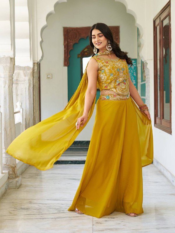 Mehfil Muse Festive Wear for Modern Divas Palazzo Suit