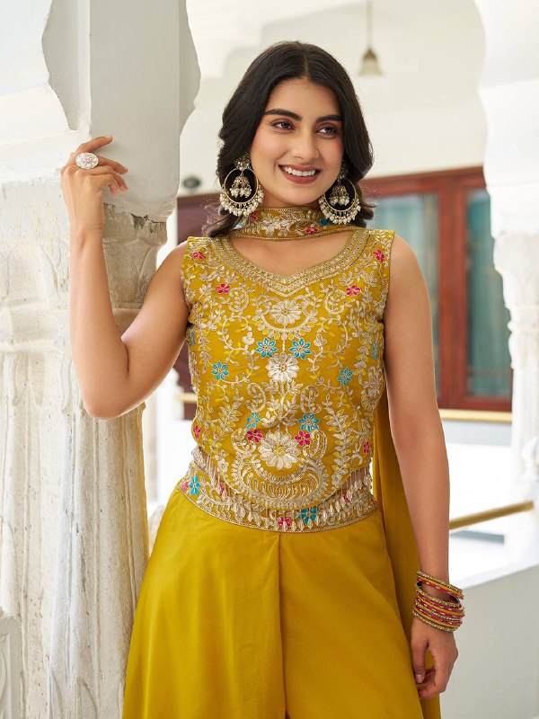 Mehfil Muse Festive Wear for Modern Divas Palazzo Suit