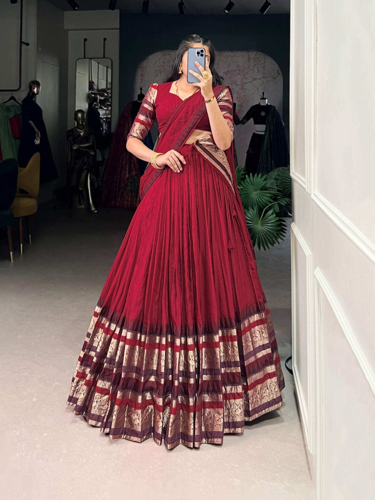 Colors of a Queen Chanderi Classic Lehenga Choli