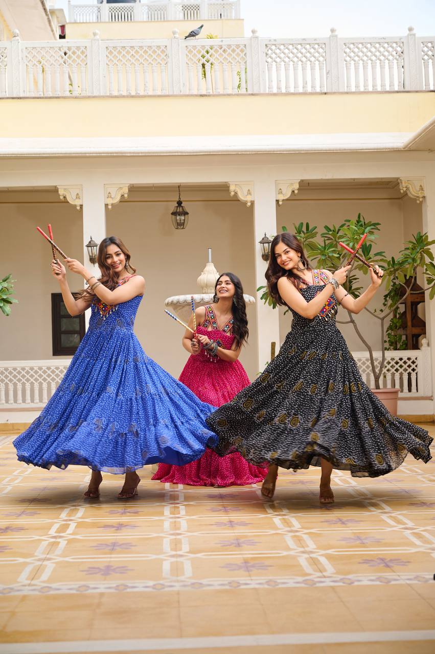 Dandiya Dreams Traditional Festive Flow Gown