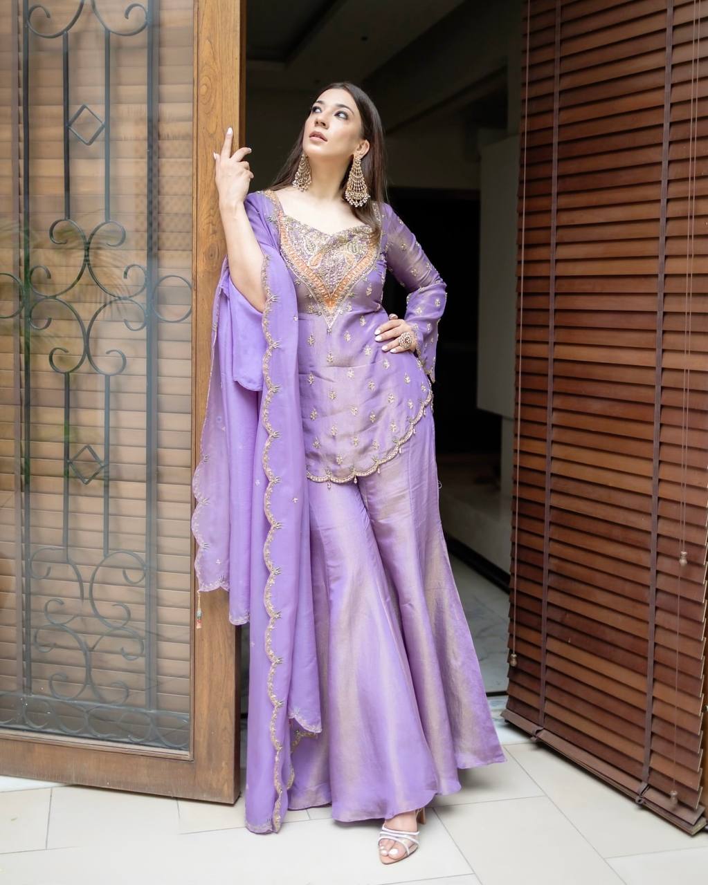Royal Ethnic Set with Heavy Embroidery