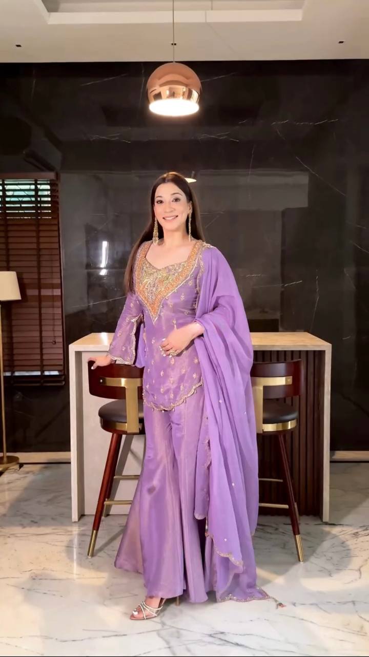 Royal Ethnic Set with Heavy Embroidery