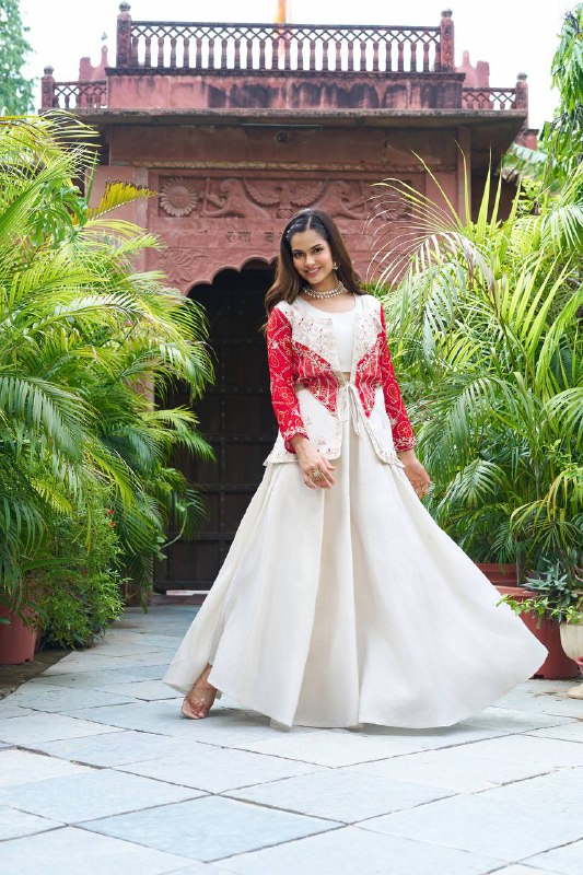 Siya New Festival badhrej koti & Plazza With choli