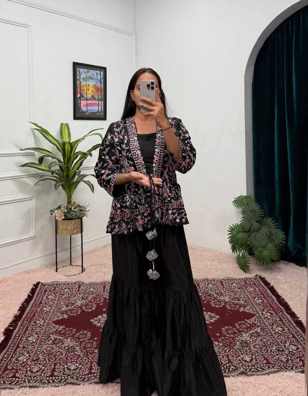 Advika From Tradition to Trend Koti, Blouse & Plazoo