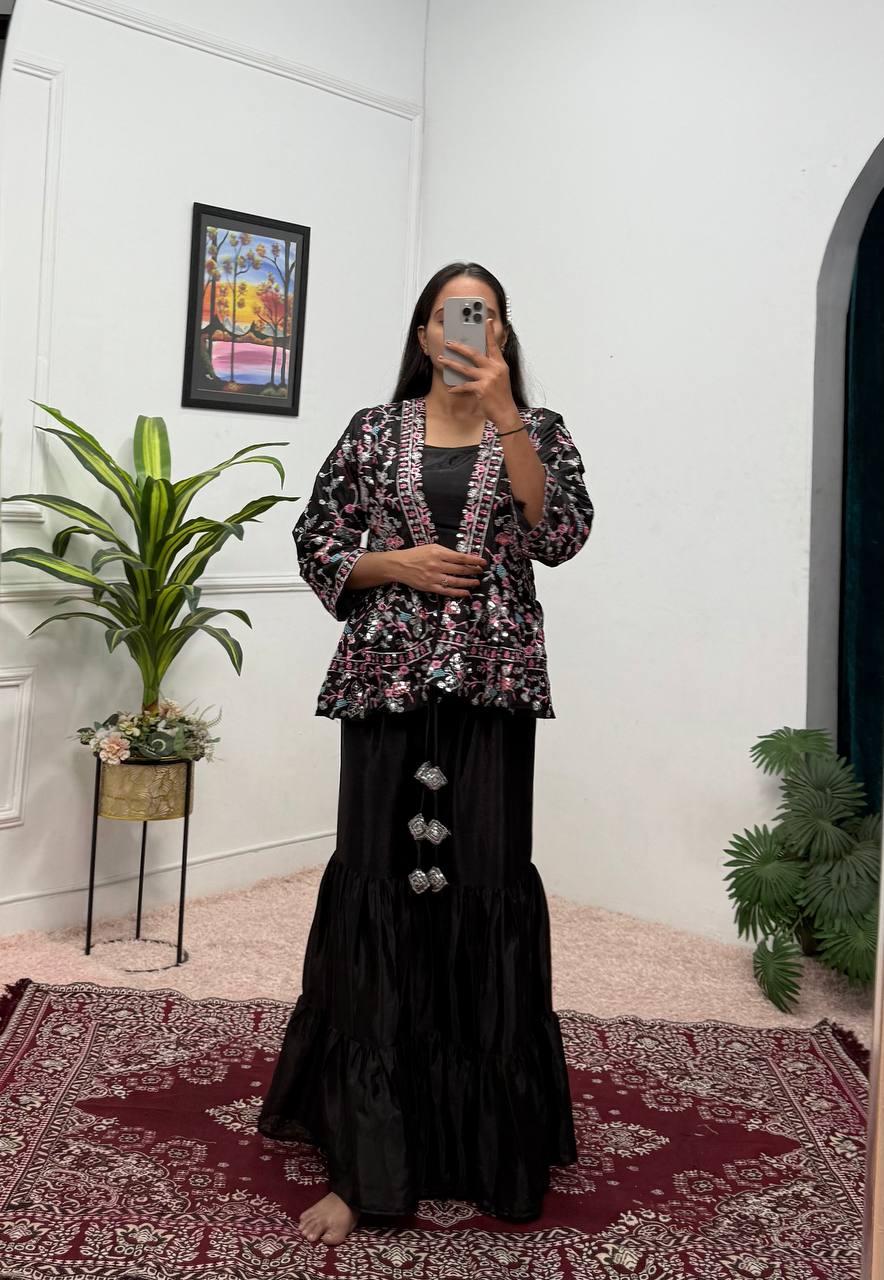 Advika From Tradition to Trend Koti, Blouse & Plazoo