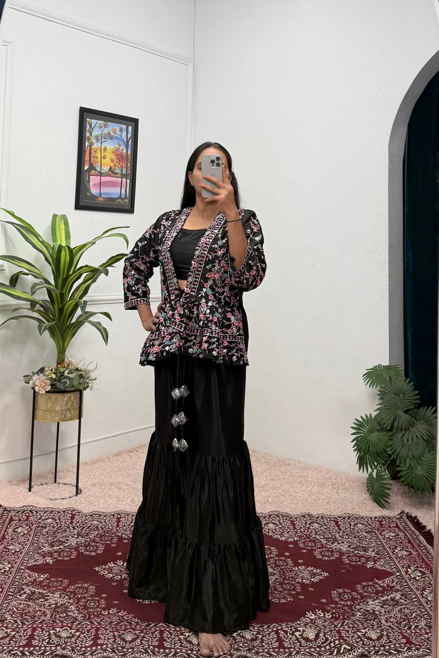 Advika From Tradition to Trend Koti, Blouse & Plazoo