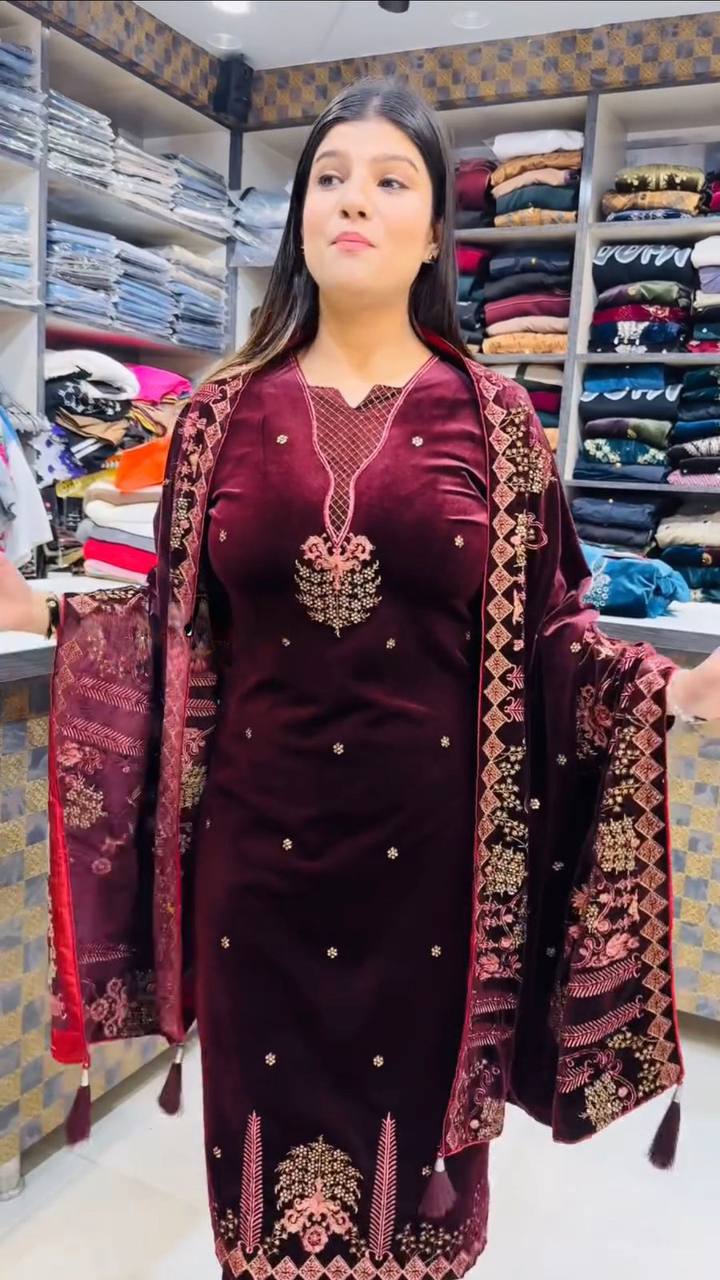 Velour Majesty Velvet Suit Set
