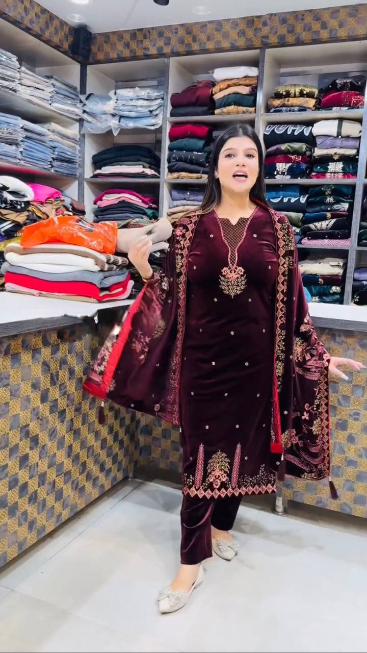 Velour Majesty Velvet Suit Set