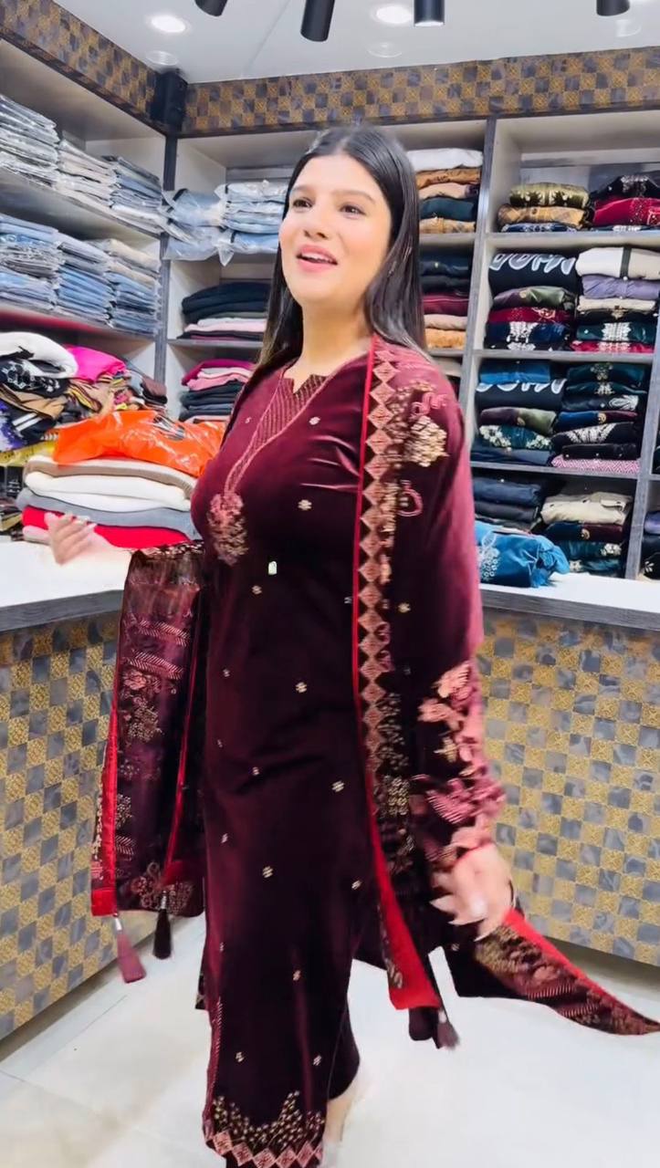 Velour Majesty Velvet Suit Set