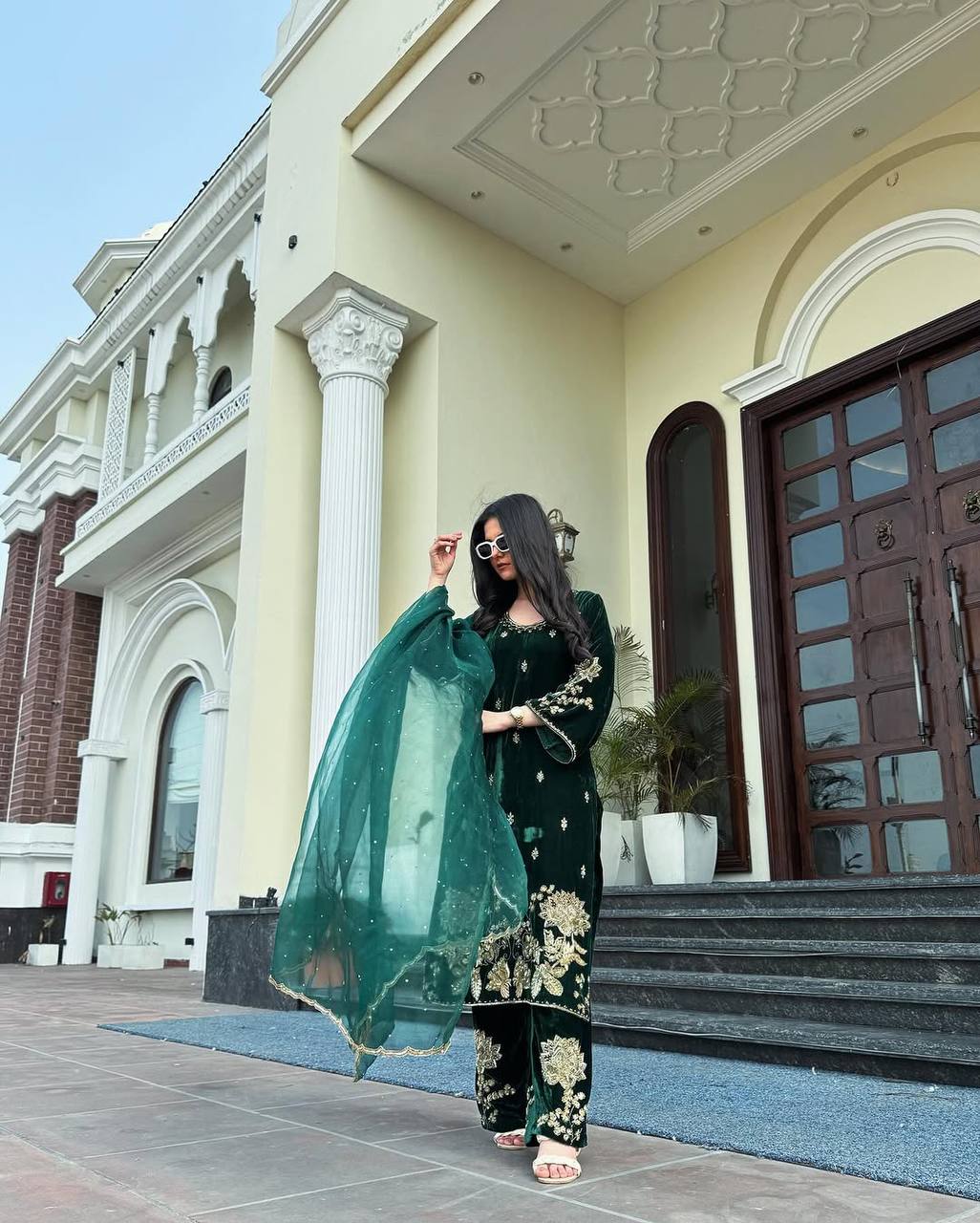 Velour Elegance Luxe Velvet Suit Set