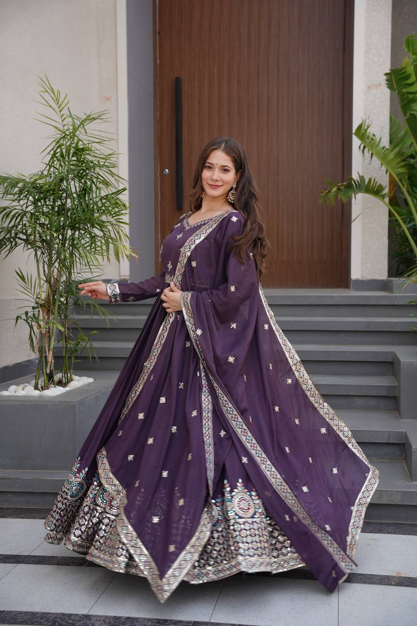 Rangrez Glamour & Modern Grace Anarkali Set